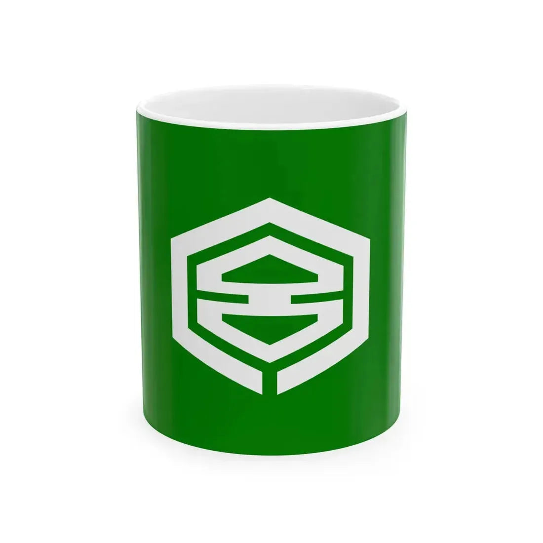 Flag of Miyajima Hiroshima 1971-2005 (Japan) White Coffee Mug 11oz - Go Mug Yourself