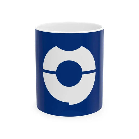 Flag of Miyake Nara (Japan) White Coffee Mug 11oz - Go Mug Yourself