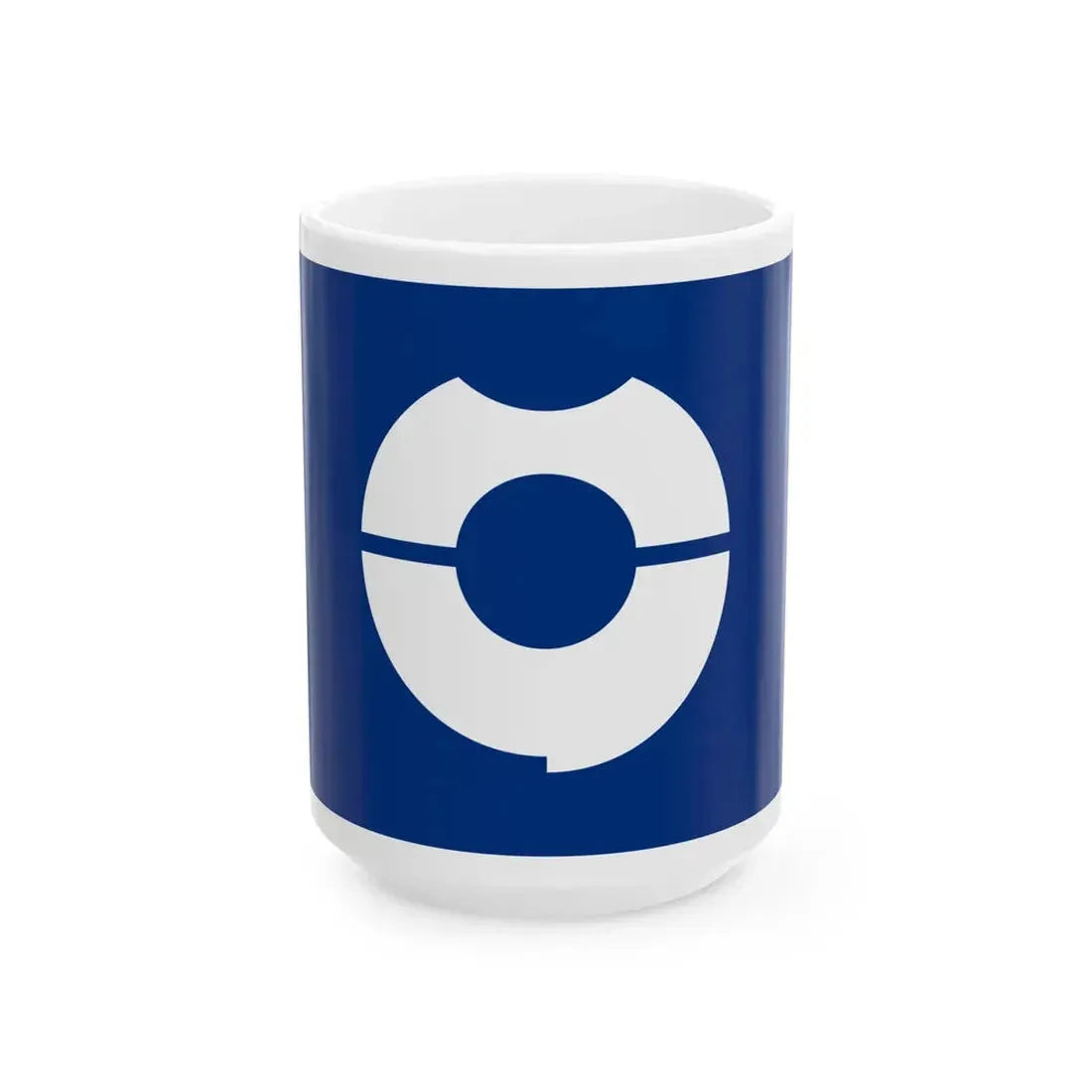 Flag of Miyake Nara (Japan) White Coffee Mug 15oz - Go Mug Yourself