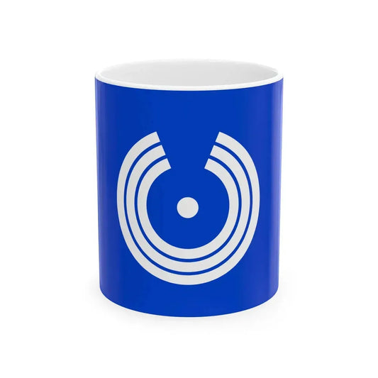 Flag of Miyake Tokyo (Japan) White Coffee Mug 11oz - Go Mug Yourself