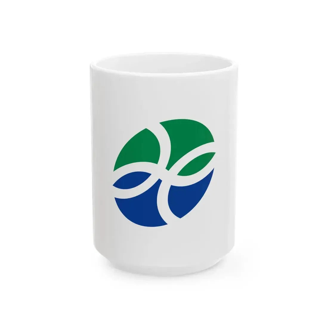 Flag of Miyaki Saga (Japan) White Coffee Mug 15oz - Go Mug Yourself