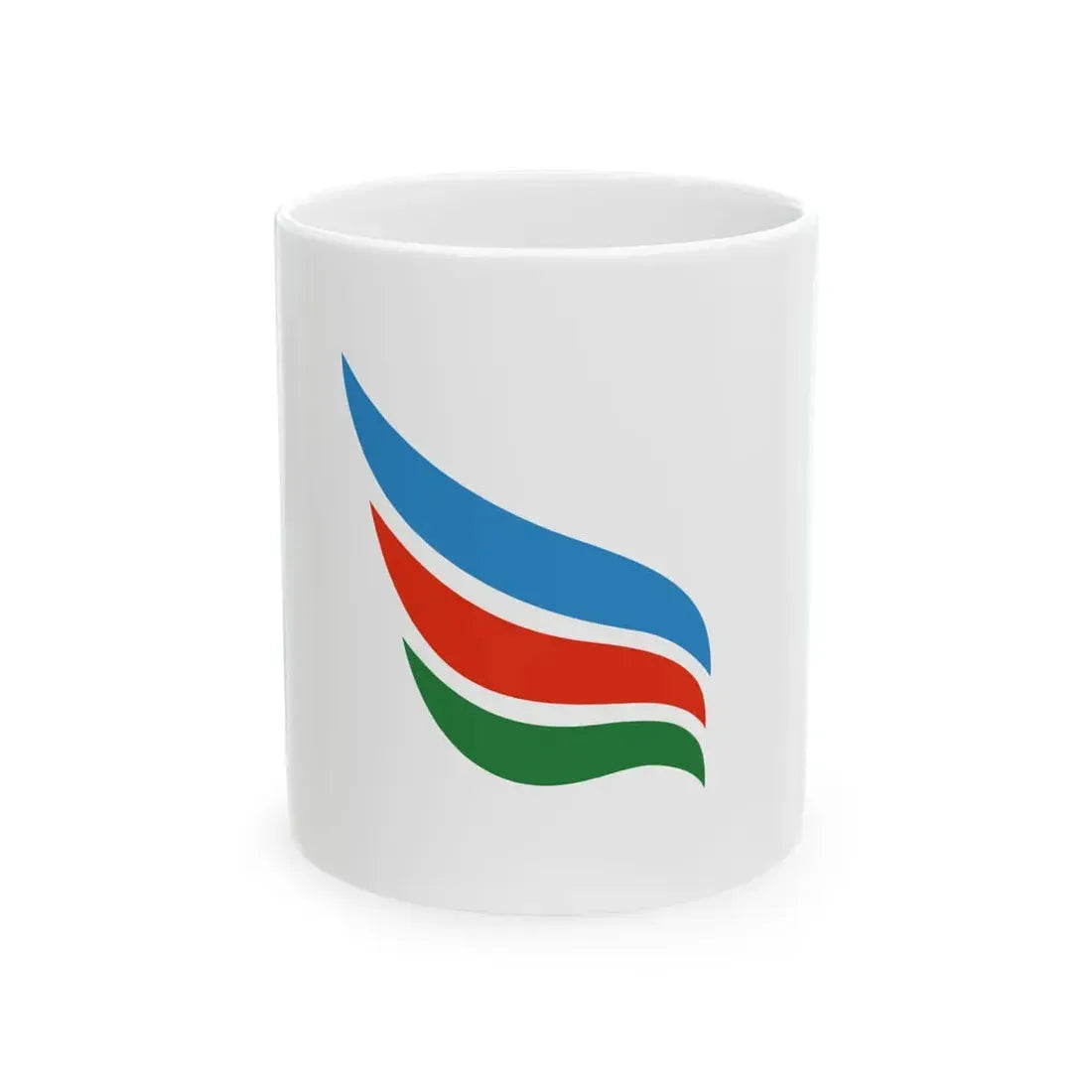 Flag of Miyako Fukuoka (Japan) White Coffee Mug 11oz - Go Mug Yourself