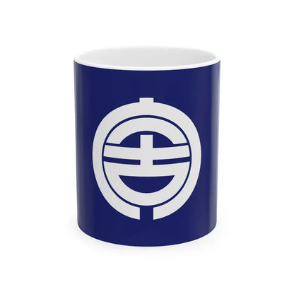 Flag of Miyako Iwate (Japan) White Coffee Mug 11oz - Go Mug Yourself