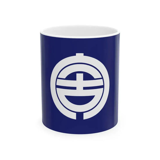 Flag of Miyako Iwate (Japan) White Coffee Mug 11oz - Go Mug Yourself
