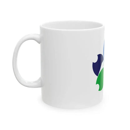 Flag of Miyakonojo Miyazaki (Japan) White Coffee Mug - Go Mug Yourself