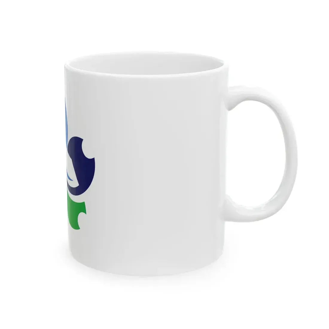 Flag of Miyakonojo Miyazaki (Japan) White Coffee Mug - Go Mug Yourself