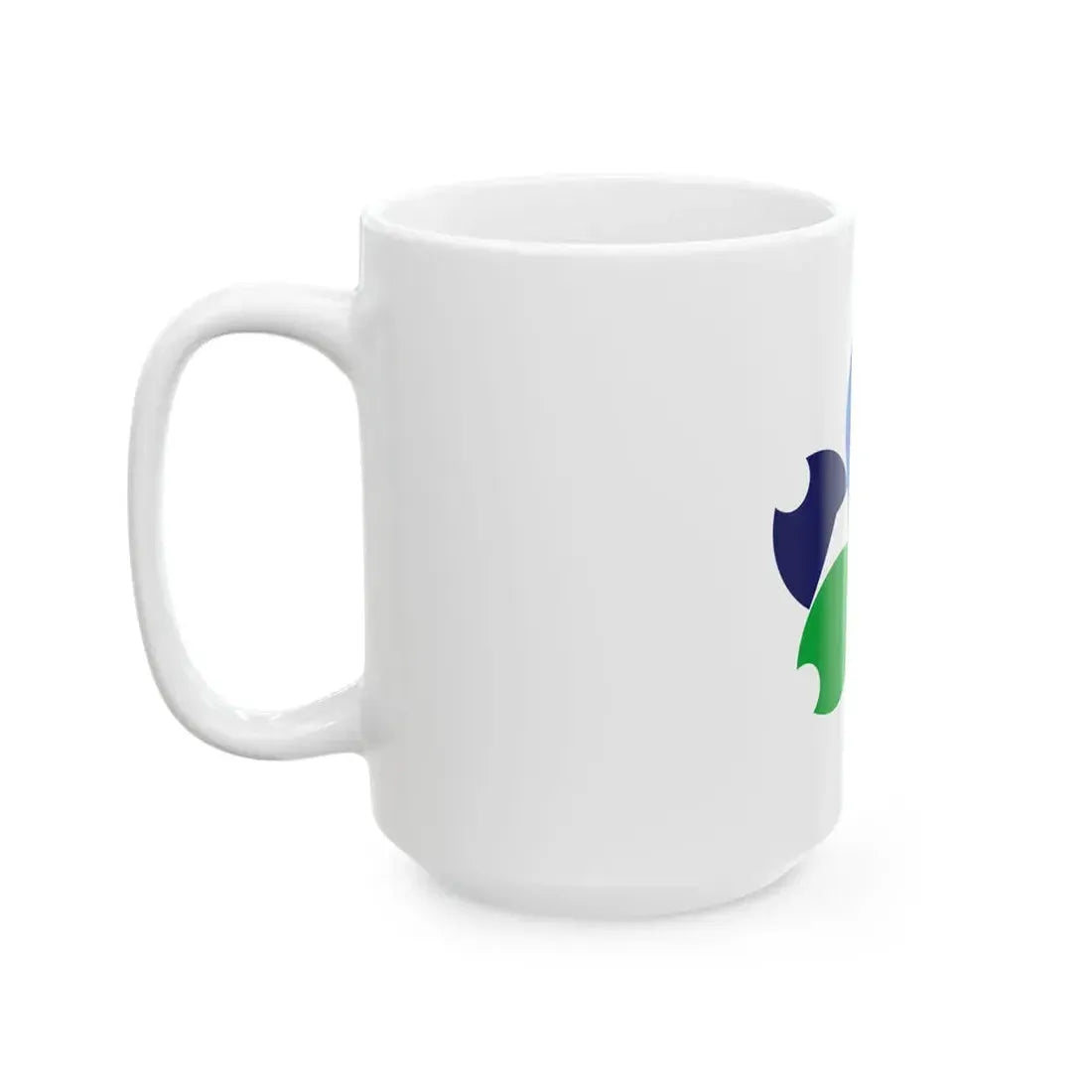 Flag of Miyakonojo Miyazaki (Japan) White Coffee Mug - Go Mug Yourself