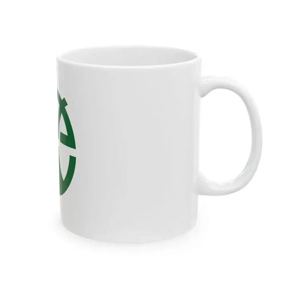 Flag of Miyama Fukui 1958-2006 (Japan) White Coffee Mug - Go Mug Yourself