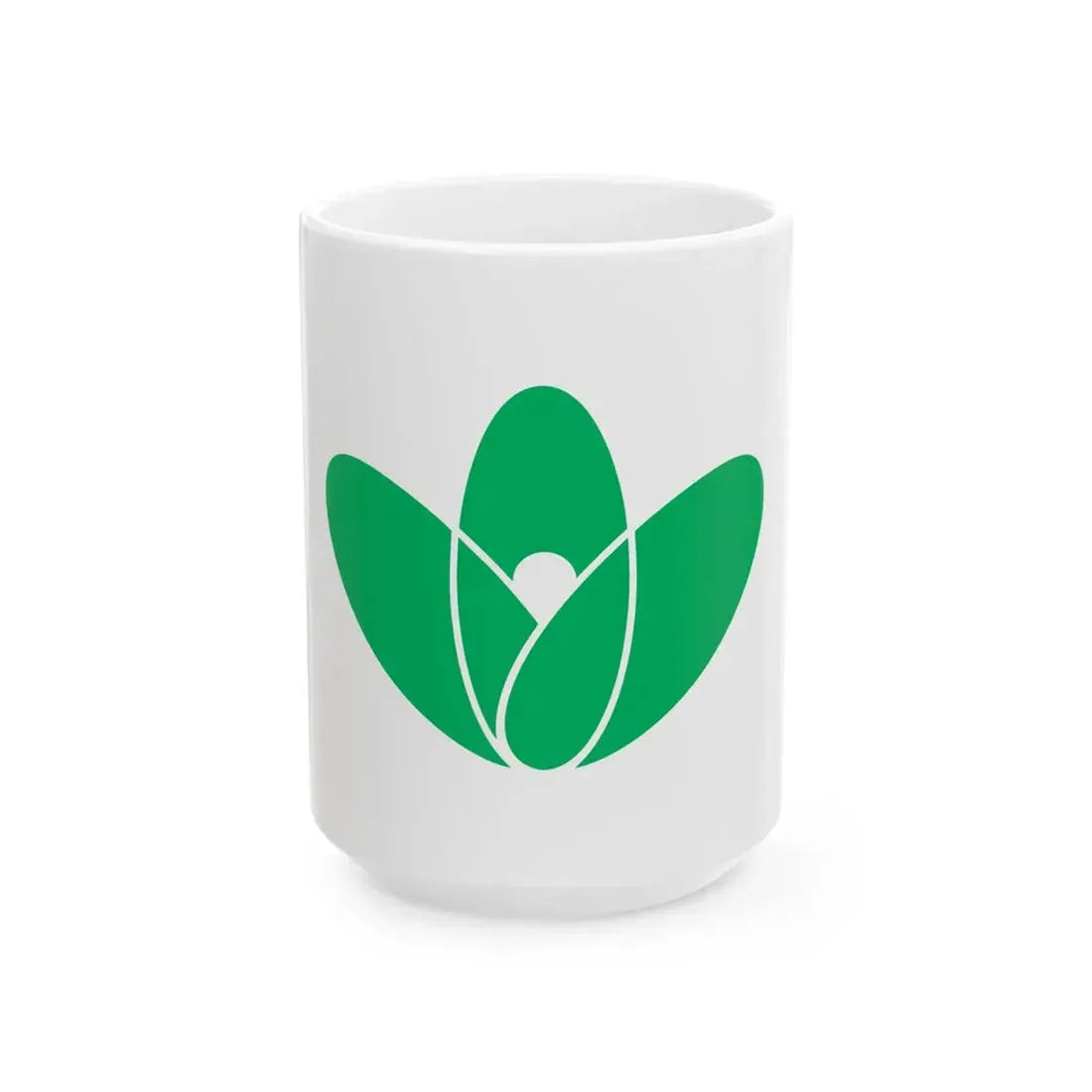 Flag of Miyama Fukuoka (Japan) White Coffee Mug 15oz - Go Mug Yourself