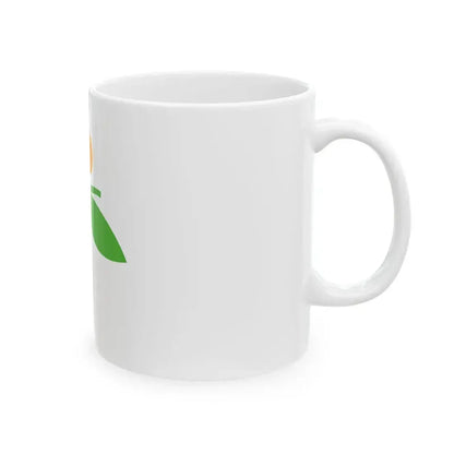 Flag of Miyawaka Fukuoka (Japan) White Coffee Mug - Go Mug Yourself