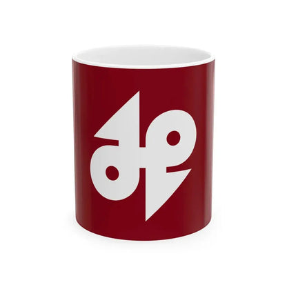 Flag of Miyazaki Miyagi 1964-2003 (Japan) White Coffee Mug 11oz - Go Mug Yourself