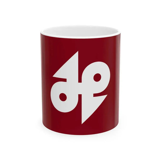 Flag of Miyazaki Miyagi 1964-2003 (Japan) White Coffee Mug 11oz - Go Mug Yourself