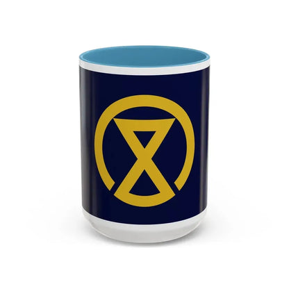 Flag of Miyazaki Miyazaki Japan - Accent Coffee Mug 15oz Light Blue - Go Mug Yourself