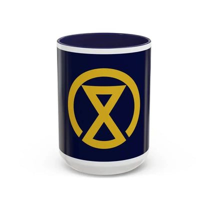 Flag of Miyazaki Miyazaki Japan - Accent Coffee Mug 15oz Navy - Go Mug Yourself