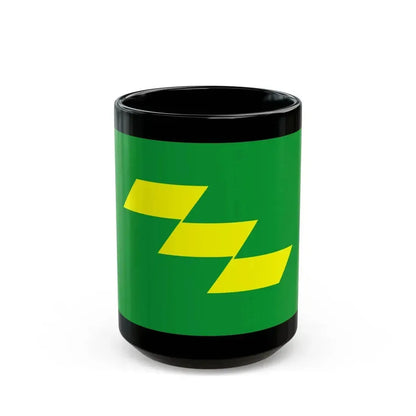 Flag of Miyazaki Prefecture Japan - Black Coffee Mug 15oz - Go Mug Yourself