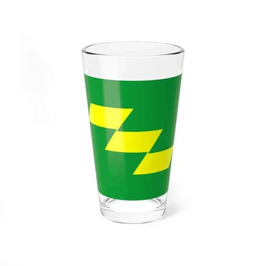 Flag of Miyazaki Prefecture Japan - Pint Glass 16oz 16oz - Go Mug Yourself