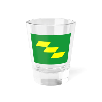 Flag of Miyazaki Prefecture (Japan) Shot Glass 1.5oz 1.5oz - Go Mug Yourself