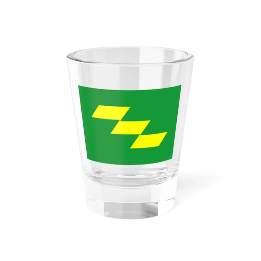 Flag of Miyazaki Prefecture (Japan) Shot Glass 1.5oz 1.5oz - Go Mug Yourself