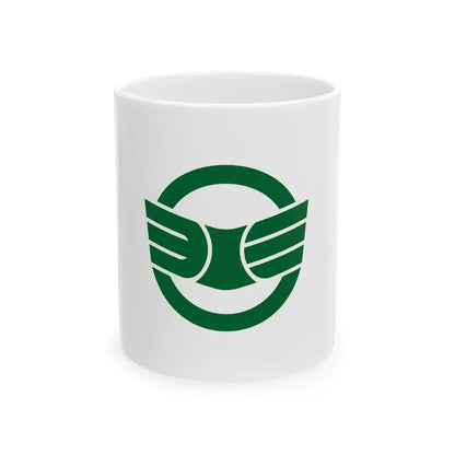 Flag of Miyoshi Saitama (Japan) White Coffee Mug 11oz - Go Mug Yourself