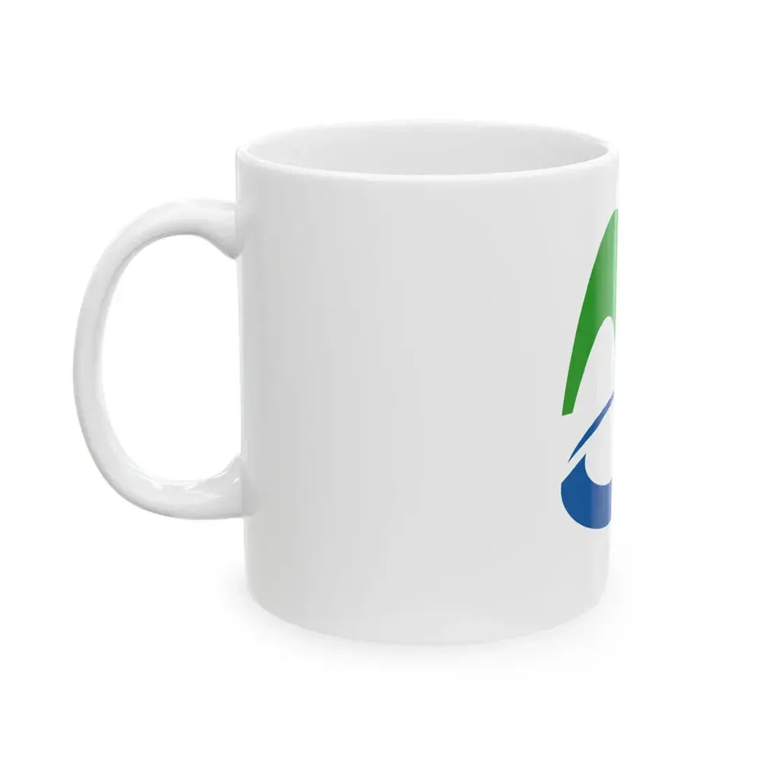 Flag of Miyoshi Tokushima (Japan) White Coffee Mug - Go Mug Yourself