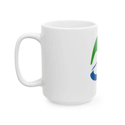 Flag of Miyoshi Tokushima (Japan) White Coffee Mug - Go Mug Yourself