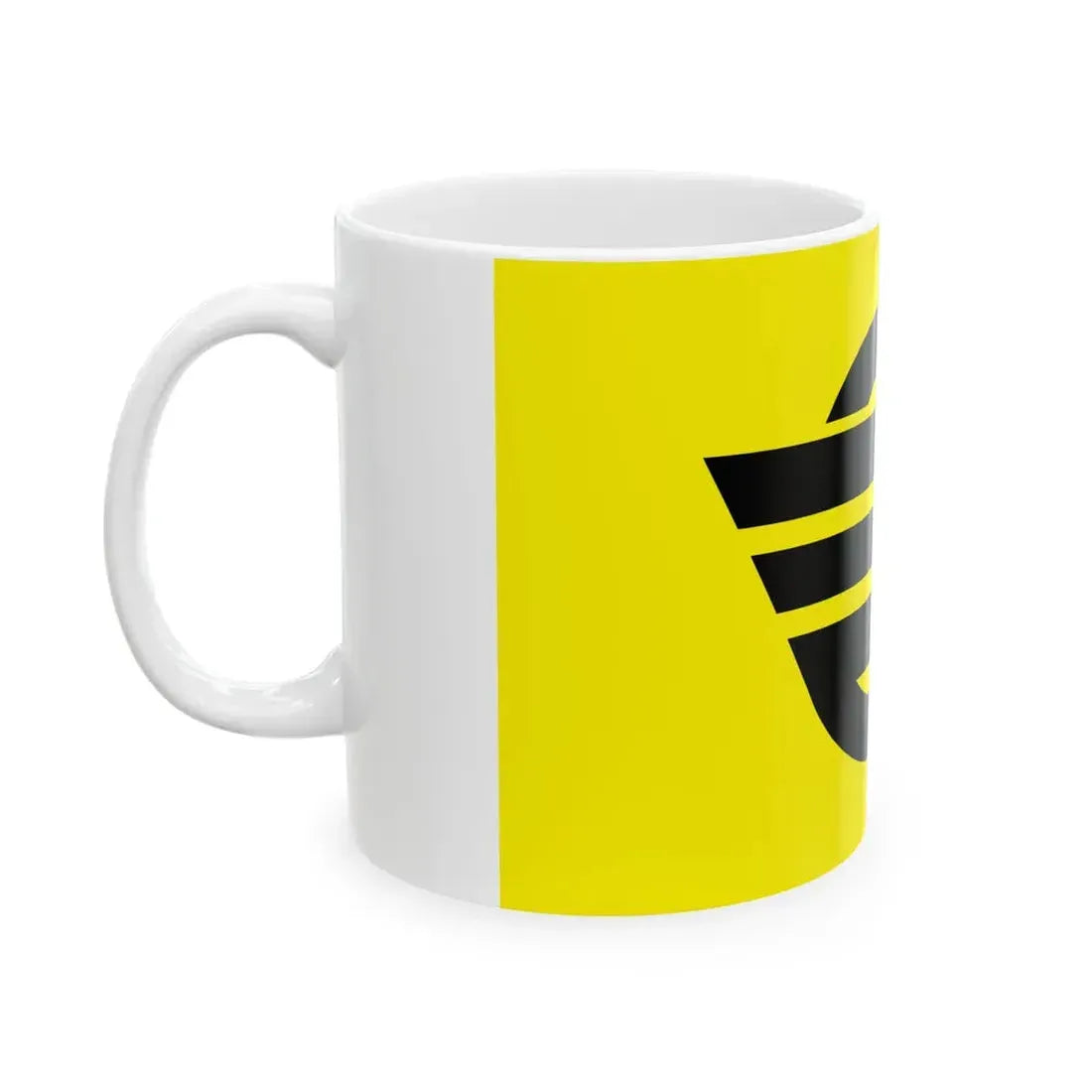 Flag of Miyoshi-town Tokushima 1967-2006 (Japan) White Coffee Mug - Go Mug Yourself