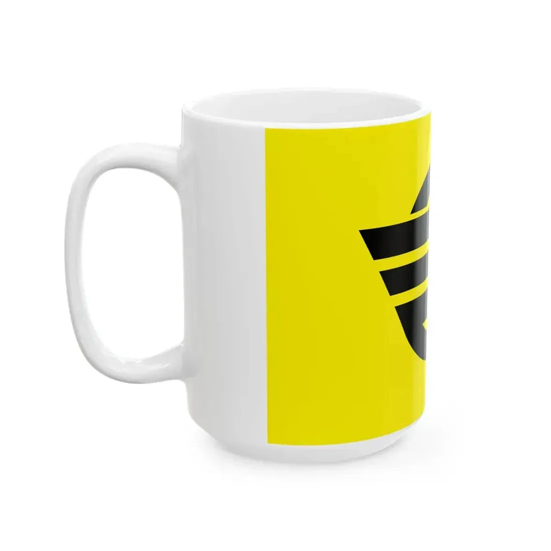 Flag of Miyoshi-town Tokushima 1967-2006 (Japan) White Coffee Mug - Go Mug Yourself