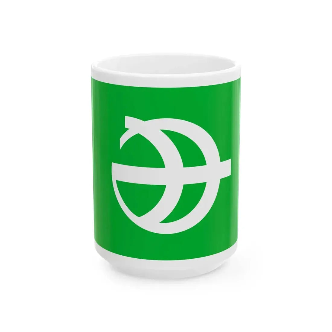 Flag of Miyota Nagano (Japan) White Coffee Mug 15oz - Go Mug Yourself