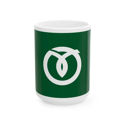 Flag of Mizuho Tokyo (Japan) White Coffee Mug 15oz - Go Mug Yourself