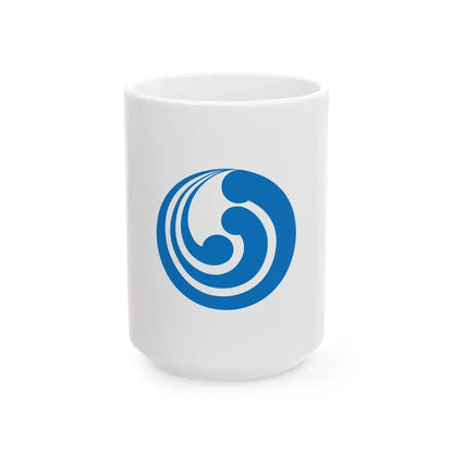 Flag of Mizunami Gifu (Japan) White Coffee Mug 15oz - Go Mug Yourself