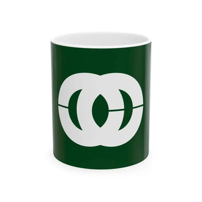 Flag of Mobara Chiba (Japan) White Coffee Mug 11oz - Go Mug Yourself