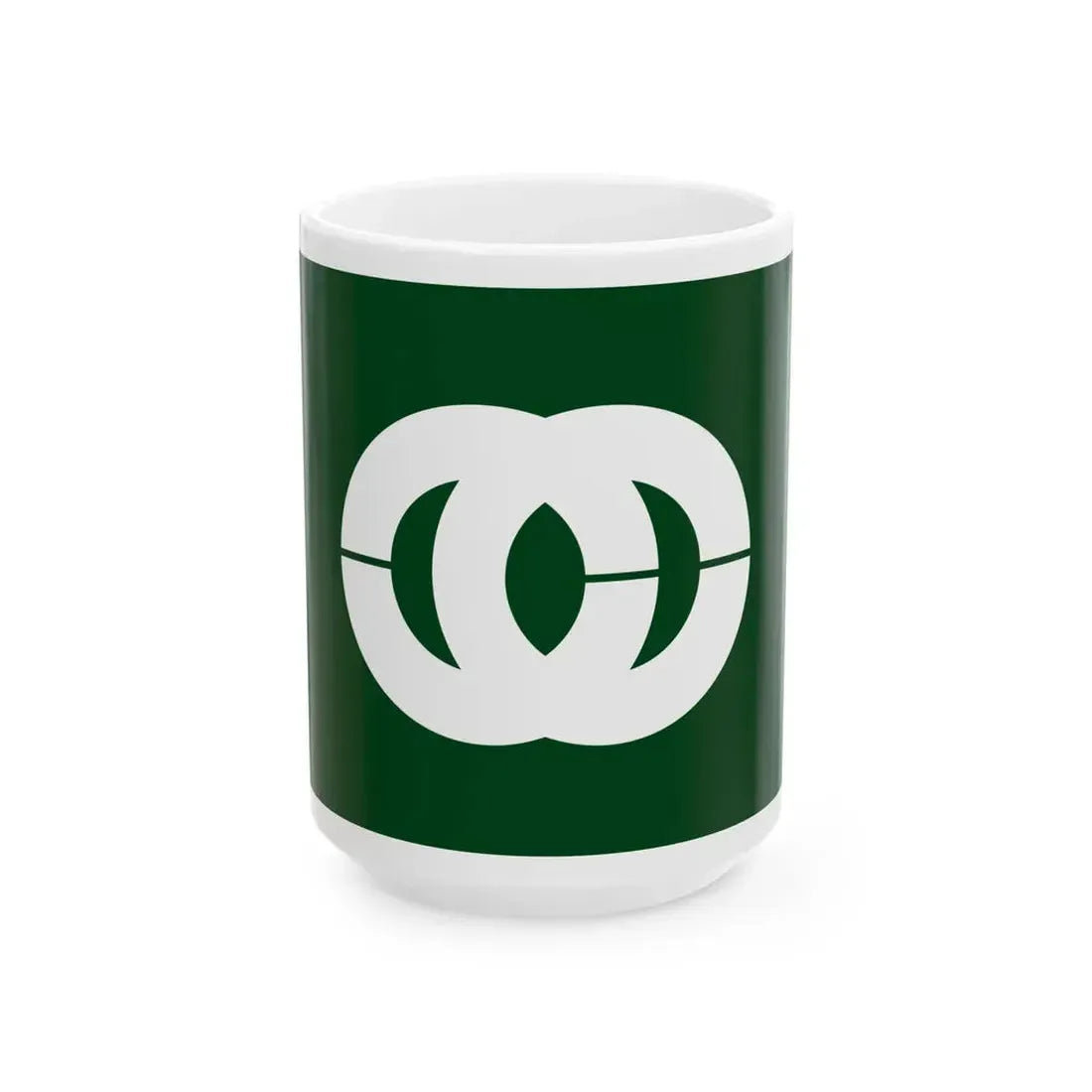 Flag of Mobara Chiba (Japan) White Coffee Mug 15oz - Go Mug Yourself