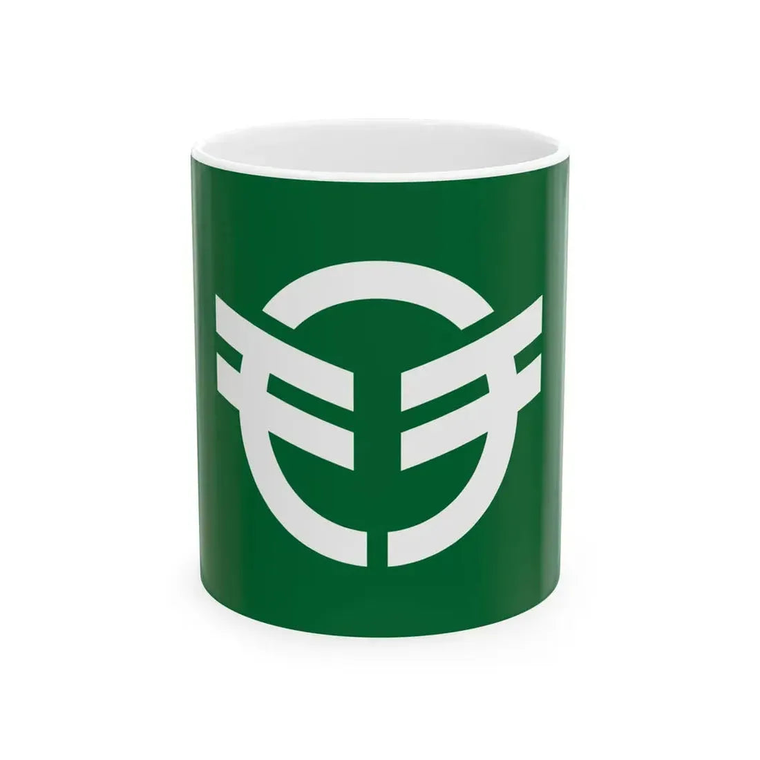 Flag of Mochizuki Nagano 1960-2005 (Japan) White Coffee Mug 11oz - Go Mug Yourself