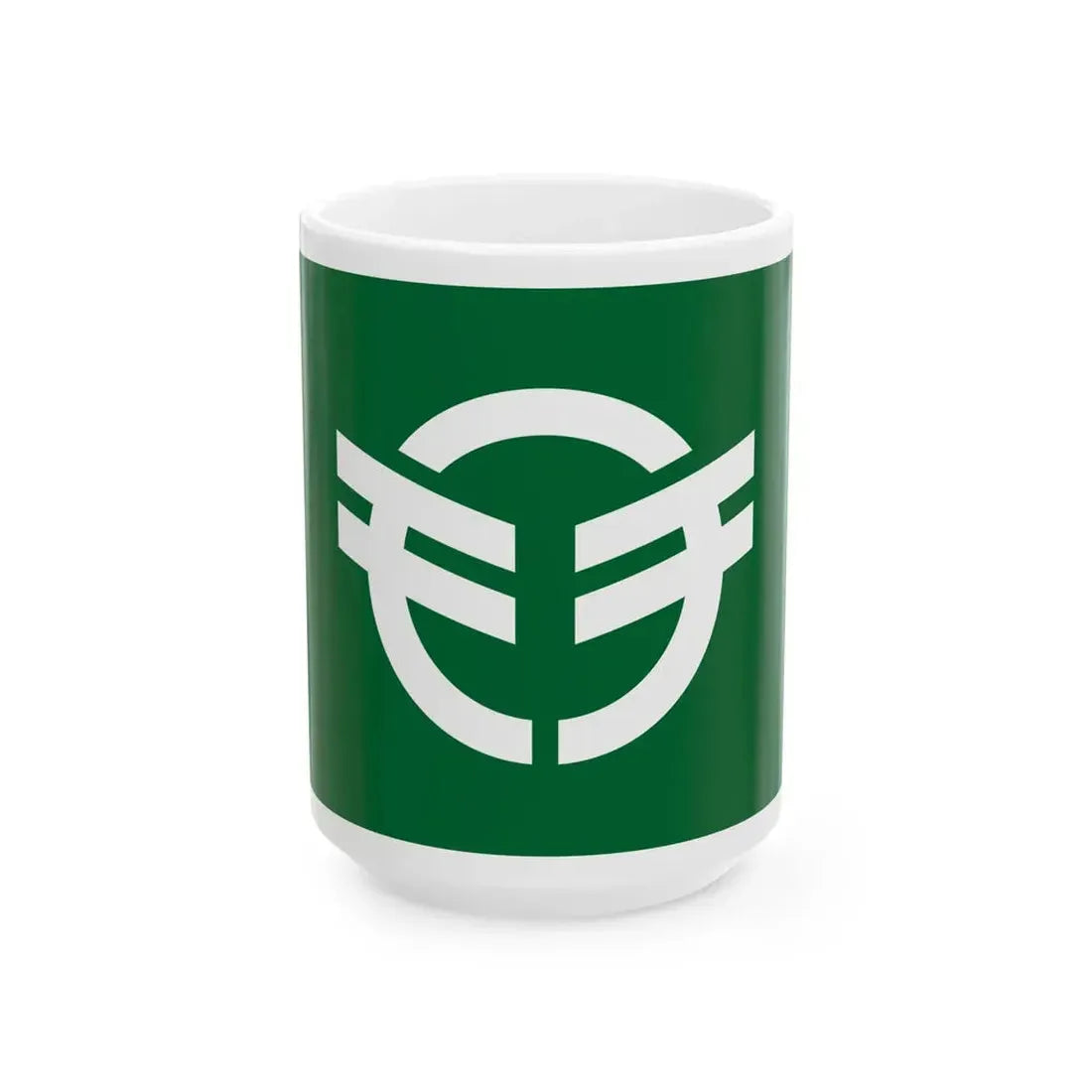 Flag of Mochizuki Nagano 1960-2005 (Japan) White Coffee Mug 15oz - Go Mug Yourself