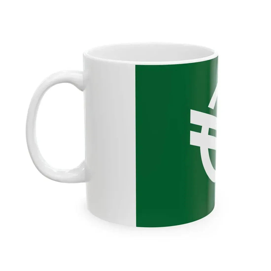 Flag of Mochizuki Nagano 1960-2005 (Japan) White Coffee Mug - Go Mug Yourself
