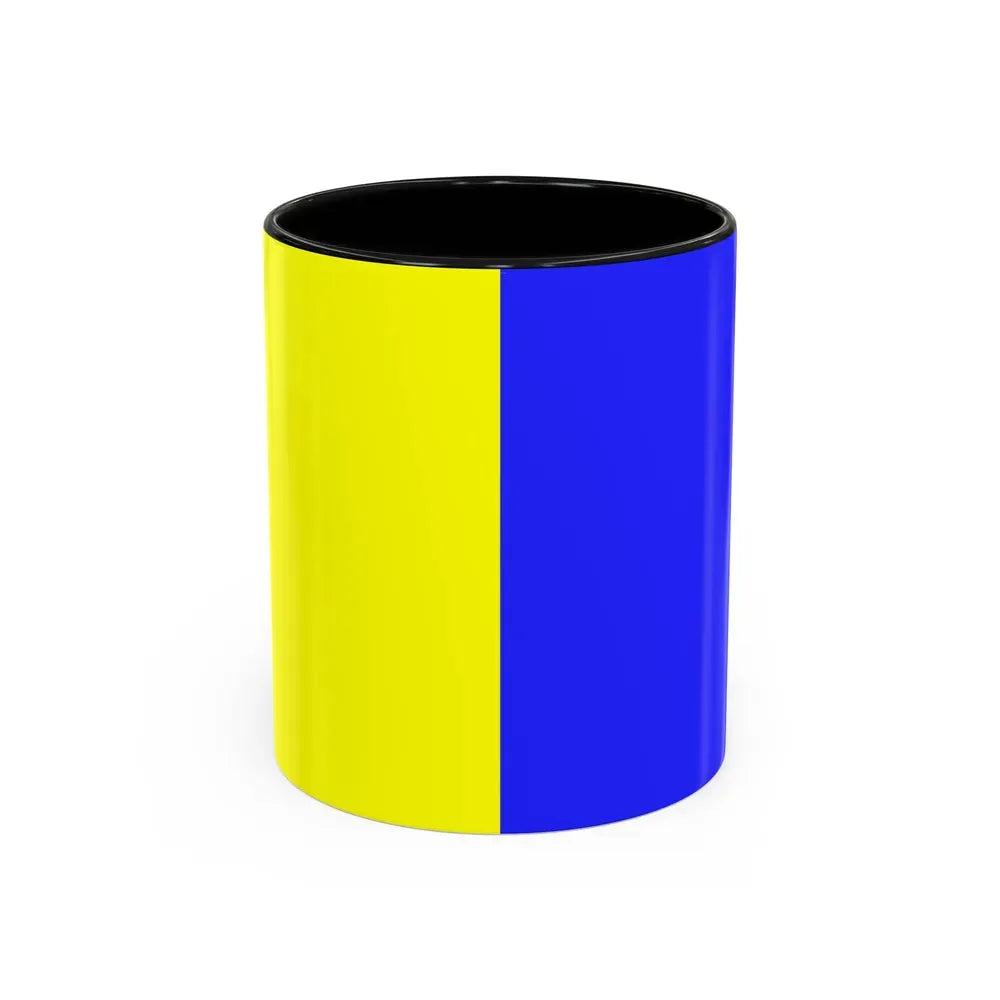Flag of Modena Italy - Accent Coffee Mug 11oz Black - Go Mug Yourself