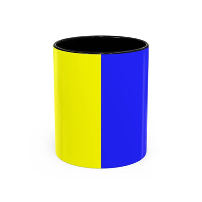 Flag of Modena Italy - Accent Coffee Mug 11oz Black - Go Mug Yourself