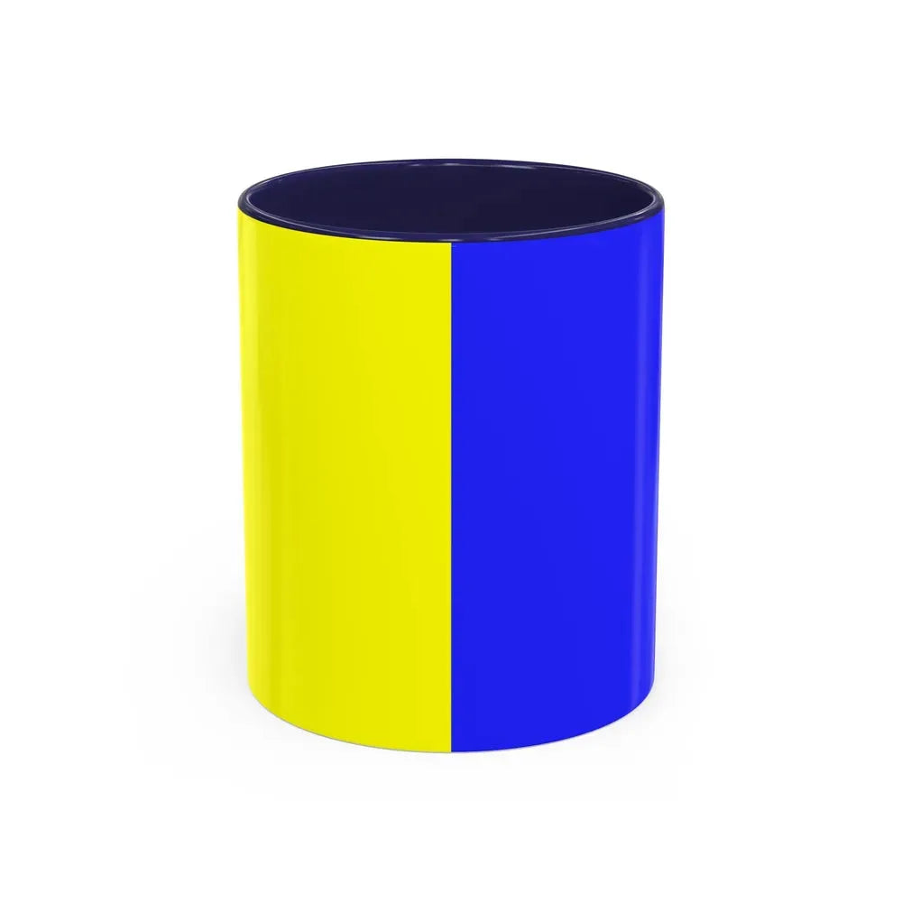 Flag of Modena Italy - Accent Coffee Mug 11oz Navy - Go Mug Yourself