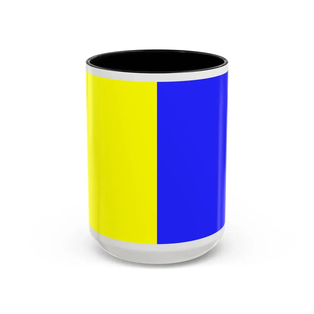 Flag of Modena Italy - Accent Coffee Mug 15oz Black - Go Mug Yourself