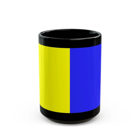 Flag of Modena Italy - Black Coffee Mug 15oz - Go Mug Yourself