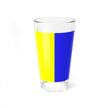 Flag of Modena Italy - Pint Glass 16oz 16oz - Go Mug Yourself