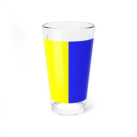 Flag of Modena Italy - Pint Glass 16oz 16oz - Go Mug Yourself