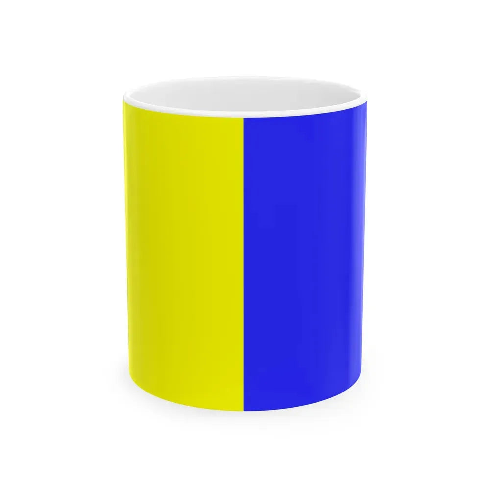 Flag of Modena Italy - White Coffee Mug 11oz - Go Mug Yourself