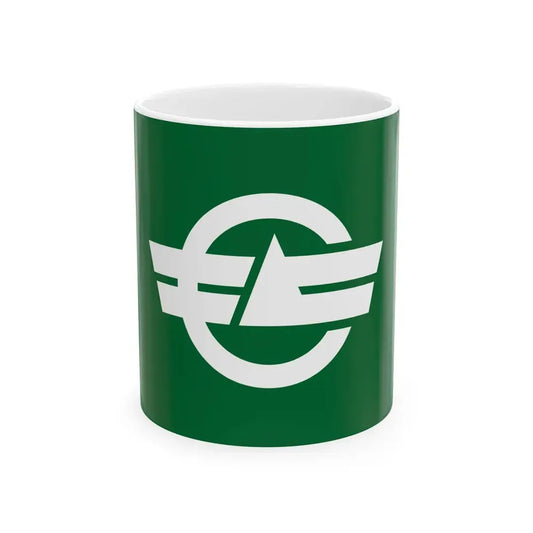 Flag of Mogami Yamagata (Japan) White Coffee Mug 11oz - Go Mug Yourself