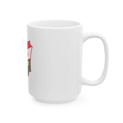 Flag of Mogila Municipality North Macedonia (North Macedonia) White Coffee Mug - Go Mug Yourself