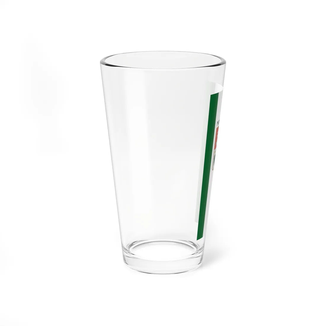 Flag of Mogyorod vertical (Hungary) Pint Glass 16oz - Go Mug Yourself