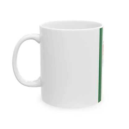 Flag of Mogyorod vertical (Hungary) White Coffee Mug - Go Mug Yourself