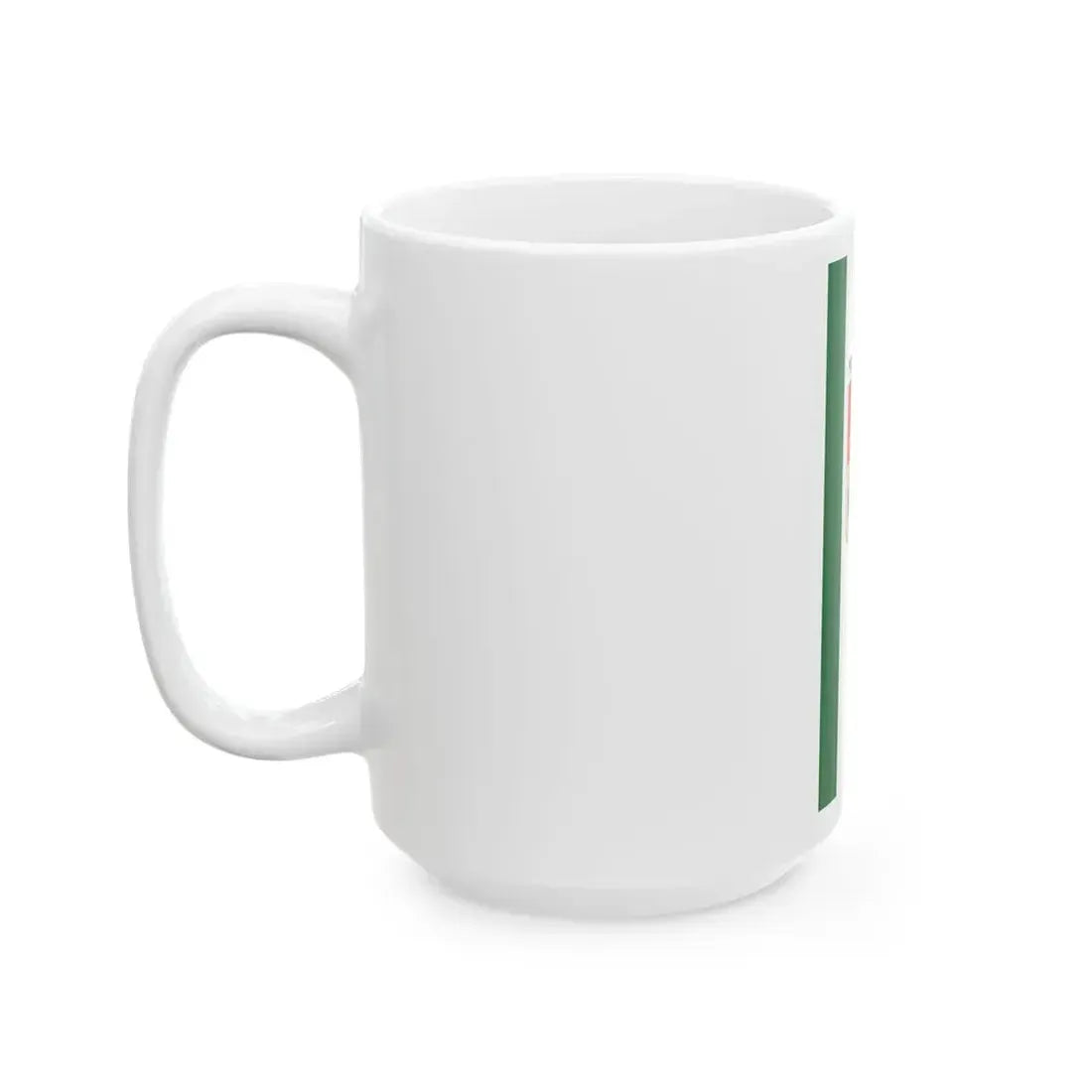 Flag of Mogyorod vertical (Hungary) White Coffee Mug - Go Mug Yourself