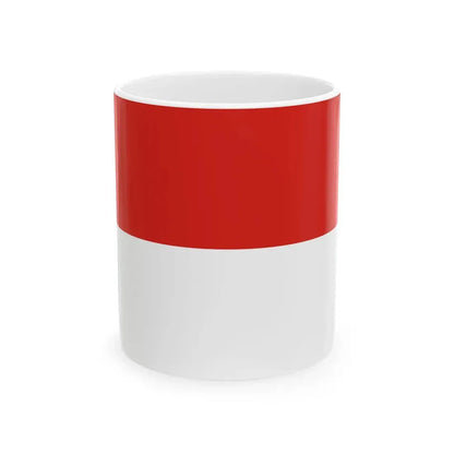 Flag of Mohacs 1941 (Hungary) White Coffee Mug 11oz - Go Mug Yourself