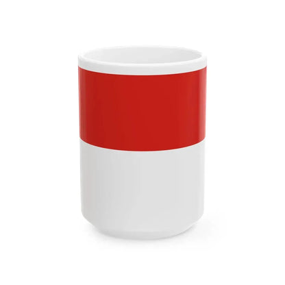 Flag of Mohacs 1941 (Hungary) White Coffee Mug 15oz - Go Mug Yourself